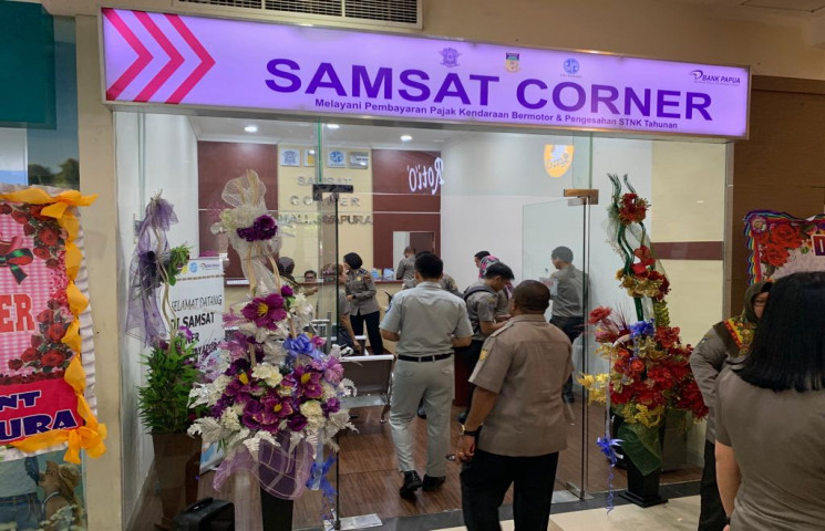 Samsat Corner Kini Hadir di Mall Jayapura Untuk Pembayaran PKB